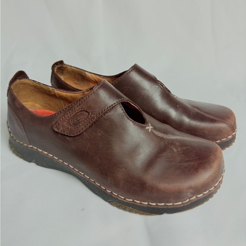 TEVA Ancona 6918 brown Leather Loafer Walking Shoes Womens 9 M  Mary Jane